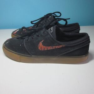 Boys 6Y Womens Size 8  NIKE Stefan Janoski Paint Splatter Skate Shoes EU 38.5